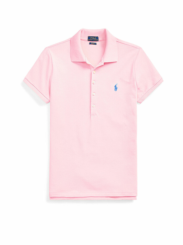 POLO RALPH LAUREN Poloshirt Slim Fit JULIE rosa | L von Polo Ralph Lauren