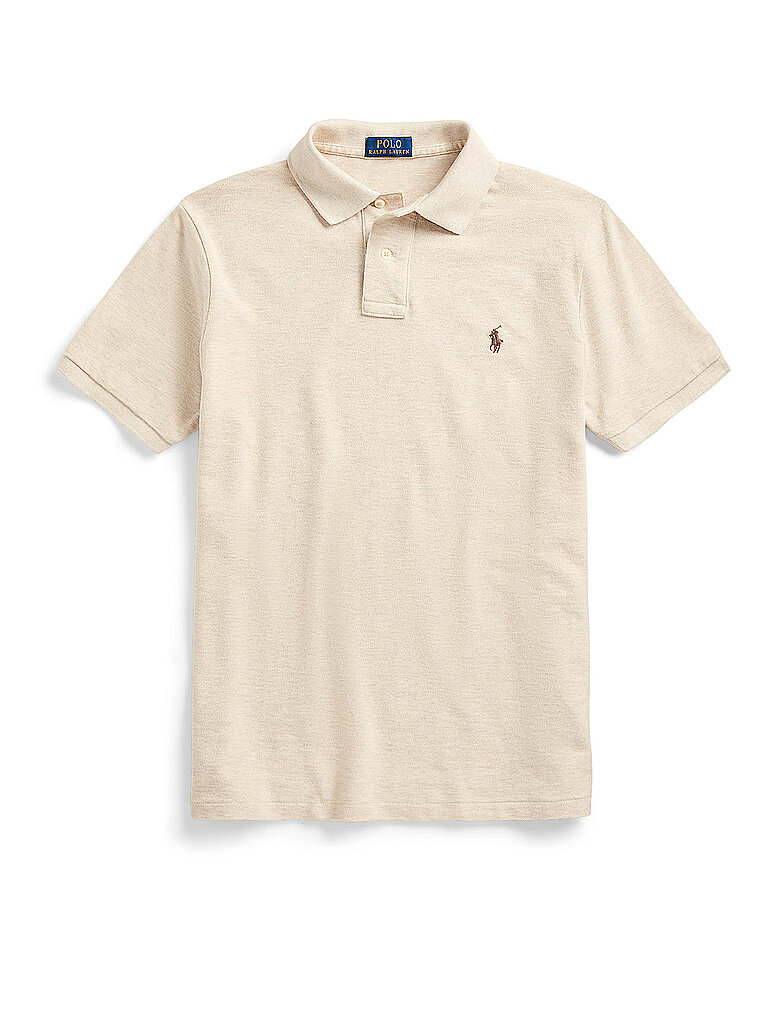 POLO RALPH LAUREN Poloshirt Slim Fit creme | XL von Polo Ralph Lauren