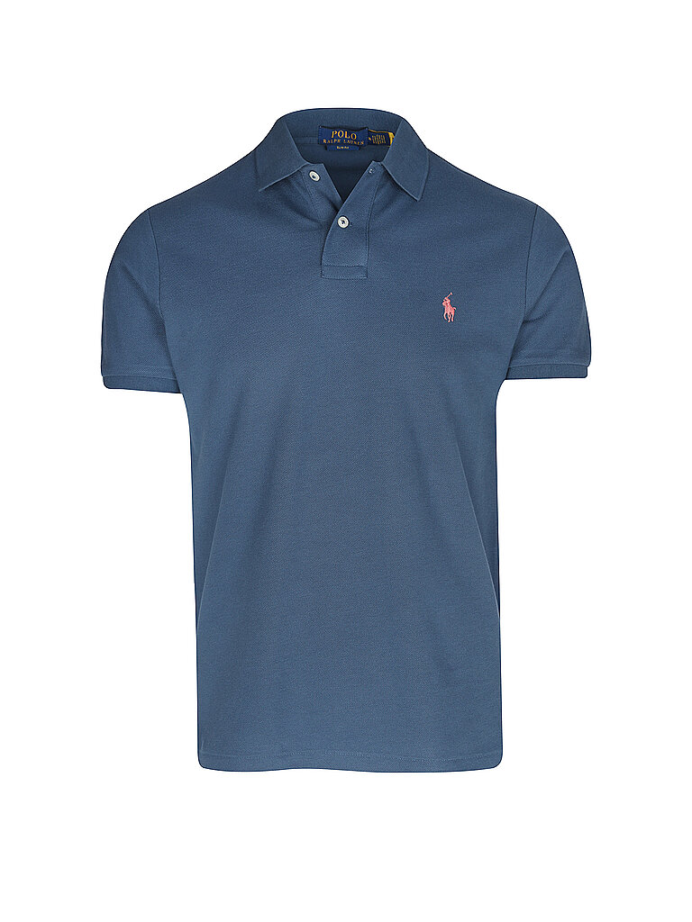 POLO RALPH LAUREN Poloshirt Slim Fit blau | M von Polo Ralph Lauren