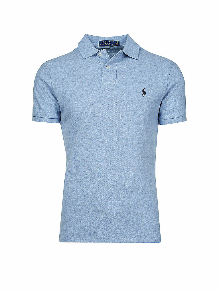 POLO RALPH LAUREN Poloshirt Slim Fit  hellblau | L von Polo Ralph Lauren