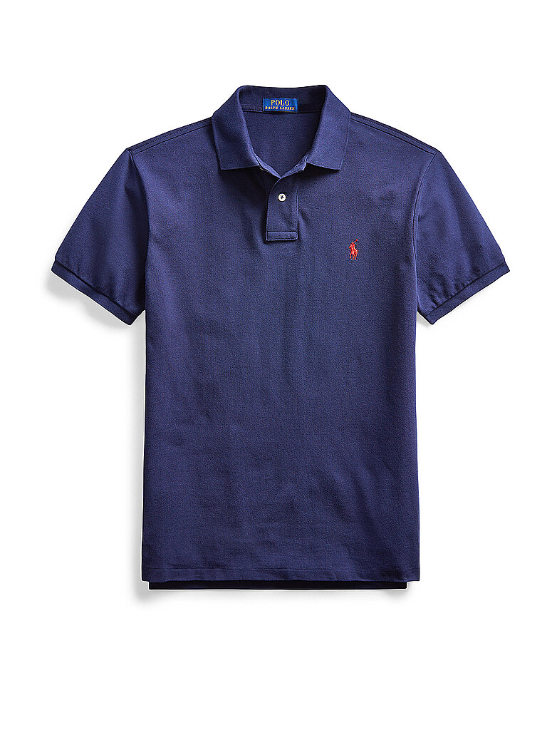 POLO RALPH LAUREN Poloshirt Slim Fit dunkelblau | L von Polo Ralph Lauren