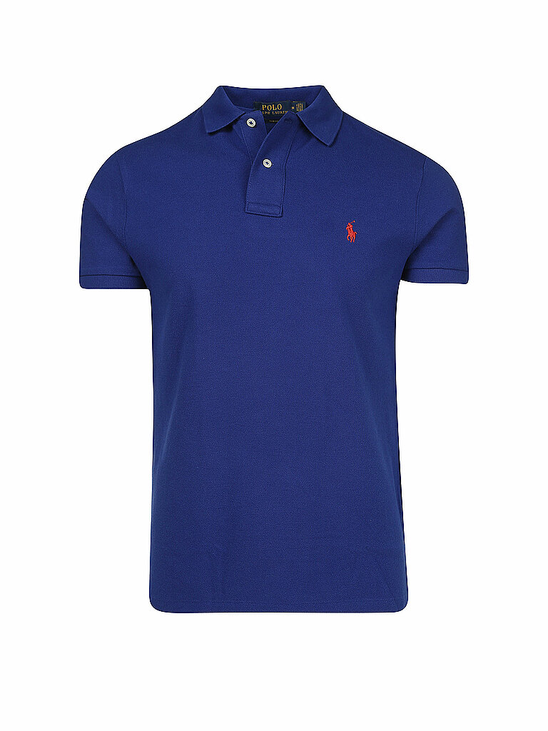 POLO RALPH LAUREN Poloshirt Slim Fit dunkelblau | L von Polo Ralph Lauren