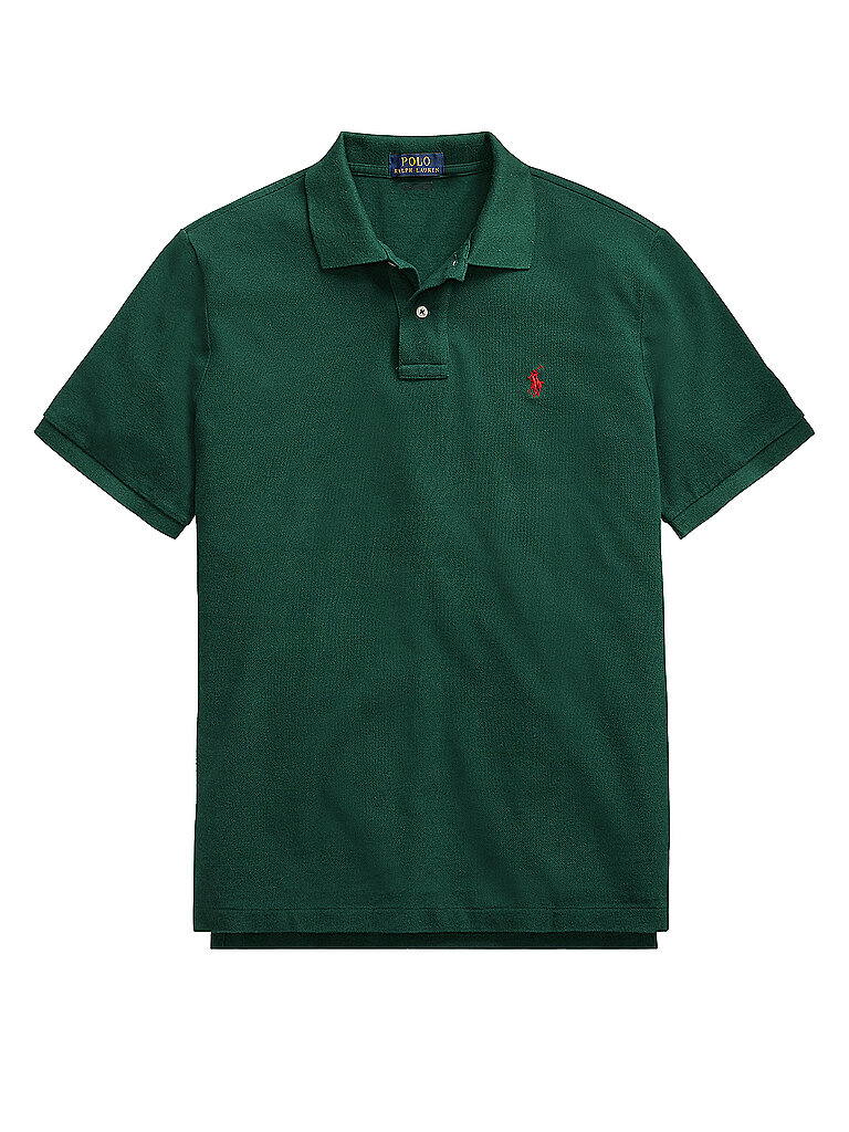 POLO RALPH LAUREN Poloshirt Slim Fit dunkelgrün | L von Polo Ralph Lauren