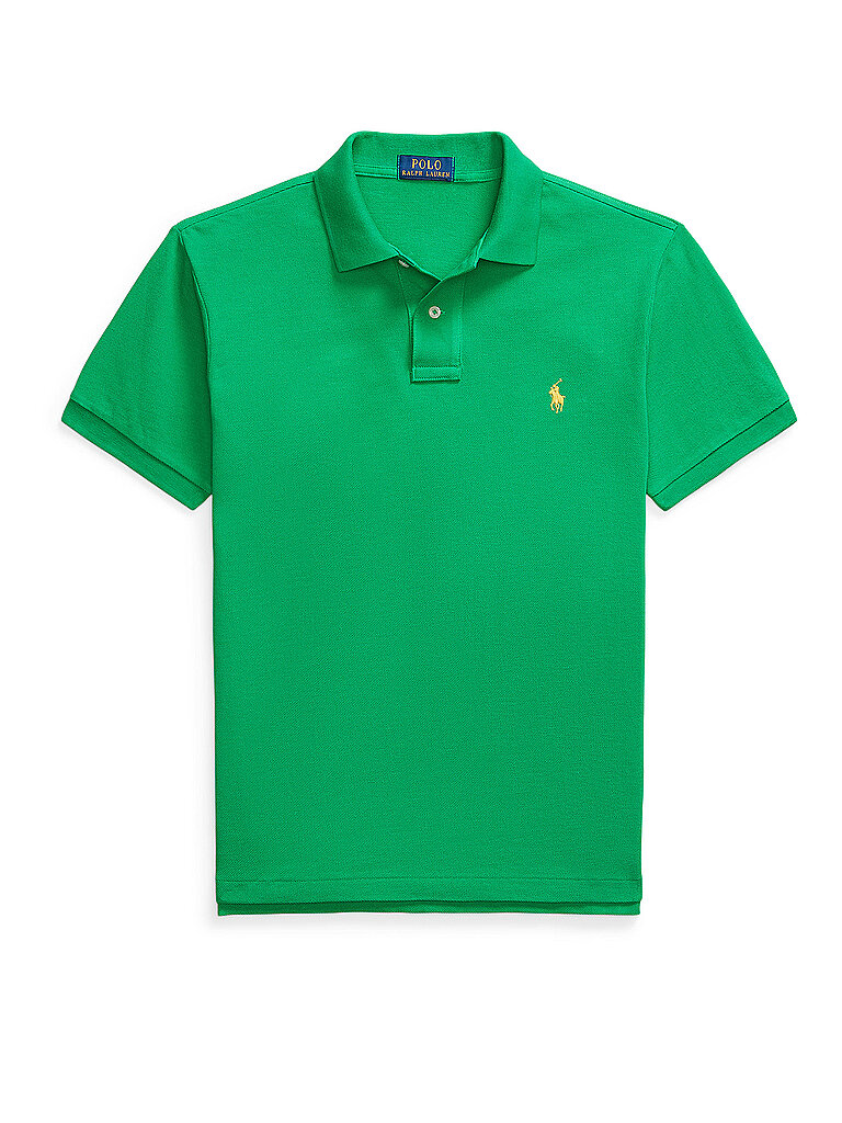 POLO RALPH LAUREN Poloshirt Slim Fit grün | L von Polo Ralph Lauren