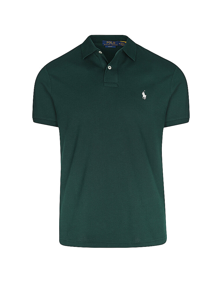 POLO RALPH LAUREN Poloshirt Slim Fit dunkelgrün | S von Polo Ralph Lauren