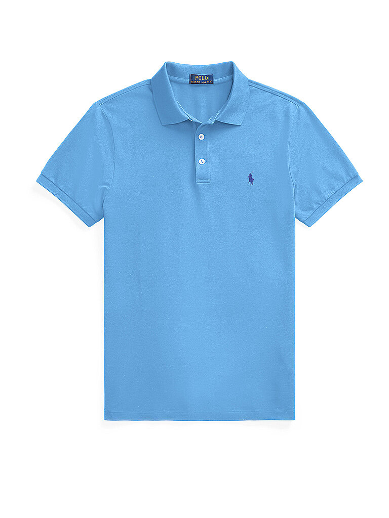 POLO RALPH LAUREN Poloshirt Slim Fit hellblau | L von Polo Ralph Lauren