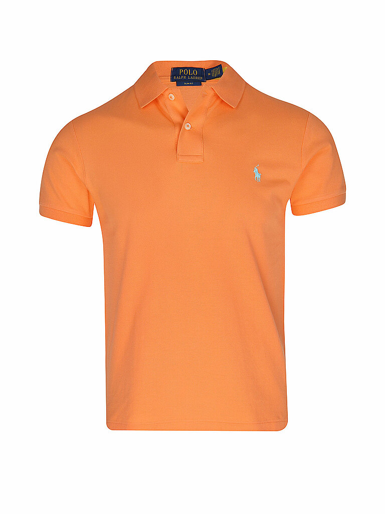 POLO RALPH LAUREN Poloshirt Slim Fit orange | L von Polo Ralph Lauren