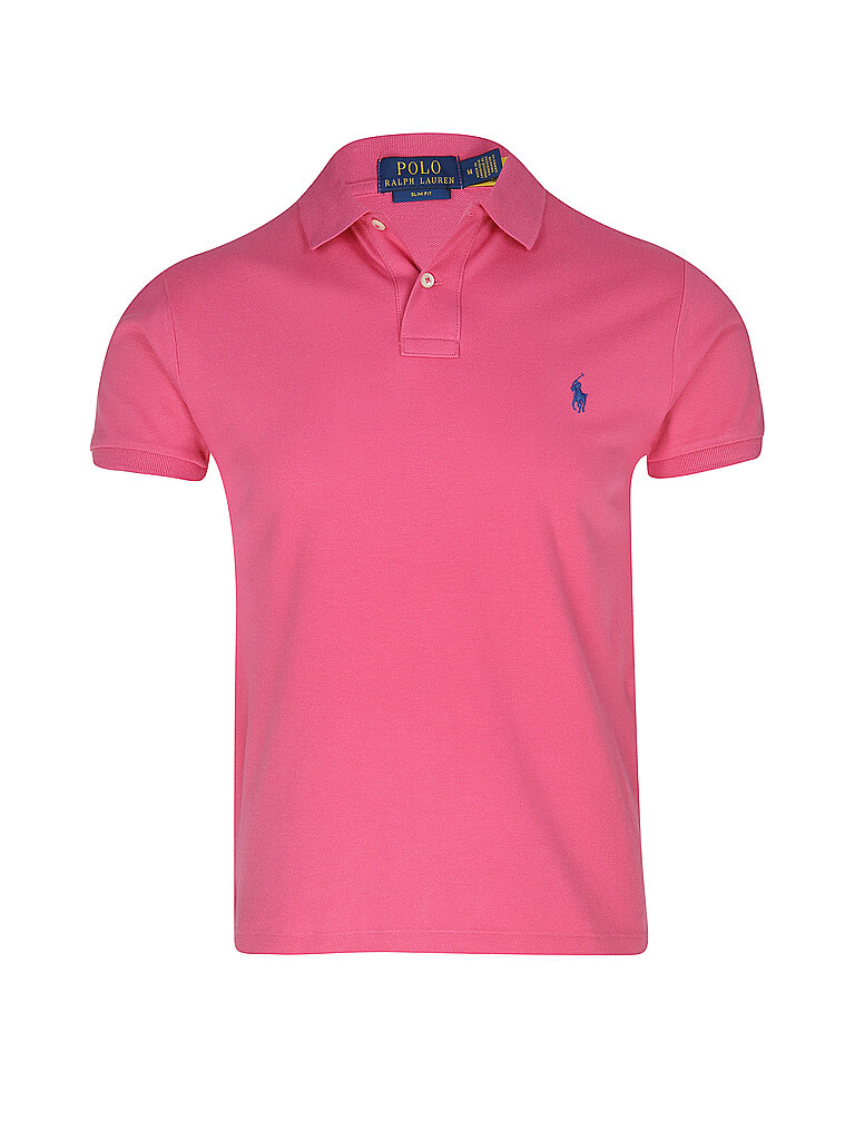 POLO RALPH LAUREN Poloshirt Slim Fit pink | L von Polo Ralph Lauren