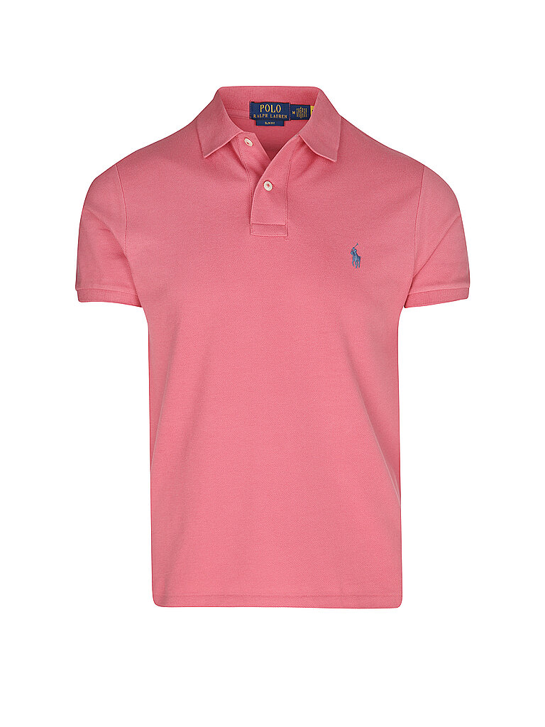 POLO RALPH LAUREN Poloshirt Slim Fit koralle | M von Polo Ralph Lauren