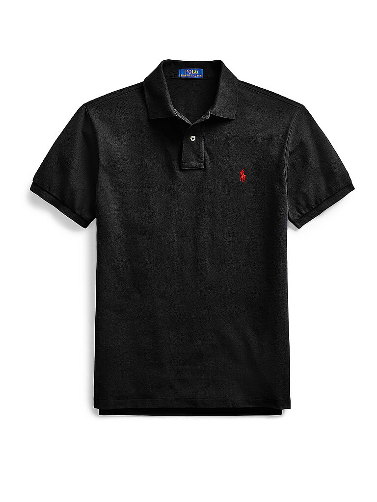 POLO RALPH LAUREN Poloshirt Slim Fit schwarz | L von Polo Ralph Lauren