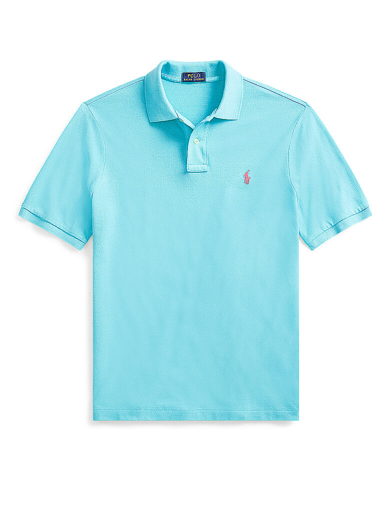 POLO RALPH LAUREN Poloshirt Slim Fit türkis | XL von Polo Ralph Lauren