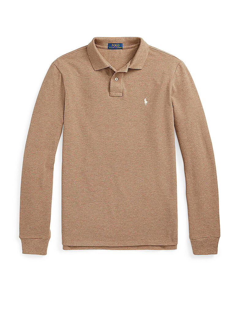 POLO RALPH LAUREN Poloshirt  beige | L von Polo Ralph Lauren