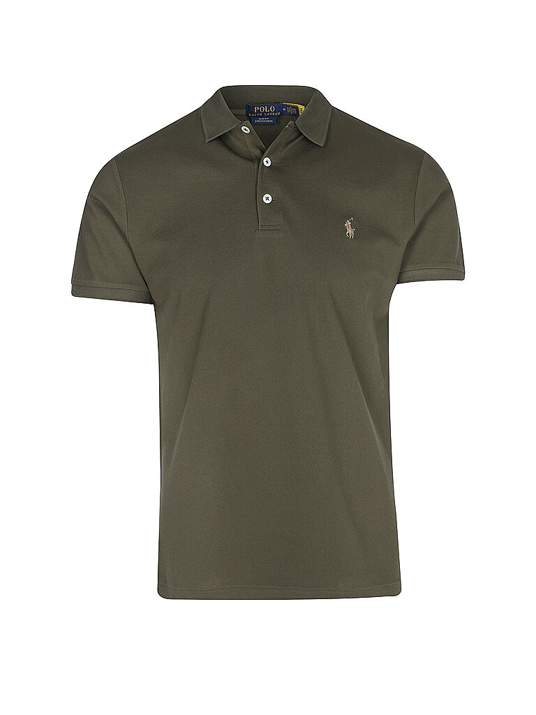 POLO RALPH LAUREN Poloshirt olive | S von Polo Ralph Lauren