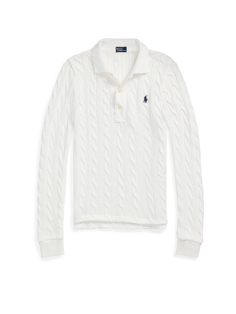 POLO RALPH LAUREN Poloshirt  weiss | M von Polo Ralph Lauren