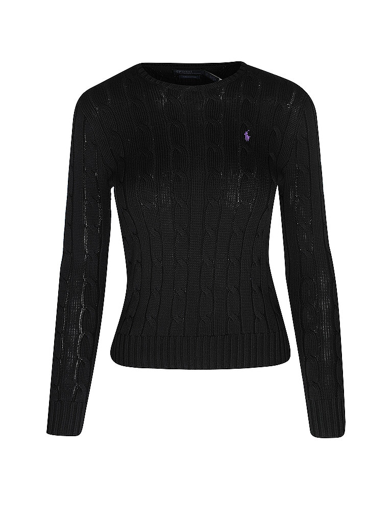 POLO RALPH LAUREN Pullover Slim Fit JULIANNA schwarz | M von Polo Ralph Lauren