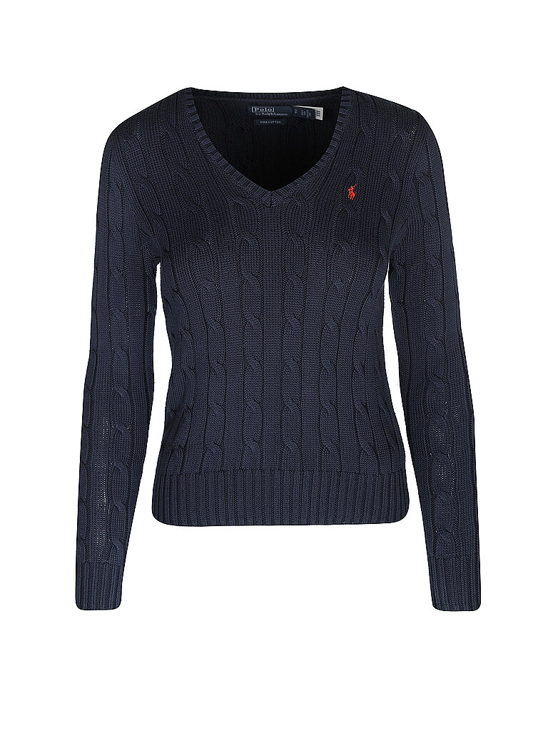 POLO RALPH LAUREN Pullover Slim Fit KIMBERLY dunkelblau | L von Polo Ralph Lauren