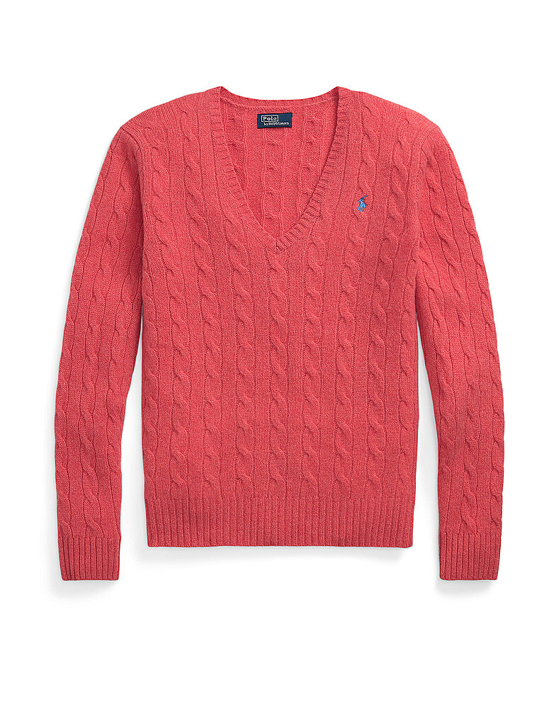 POLO RALPH LAUREN Pullover Slim Fit KIMBERLY koralle | L von Polo Ralph Lauren