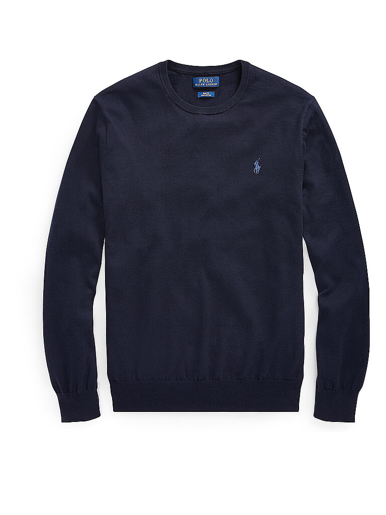 POLO RALPH LAUREN Pullover Slim Fit  blau | L von Polo Ralph Lauren