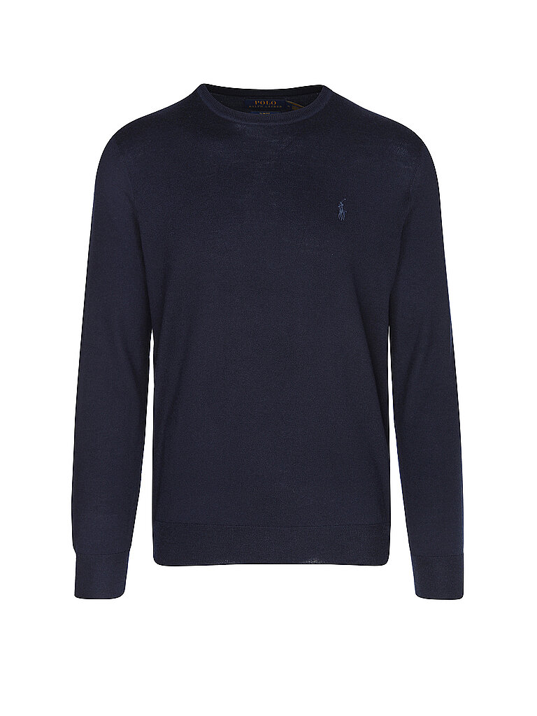 POLO RALPH LAUREN Pullover Slim Fit dunkelblau | L von Polo Ralph Lauren