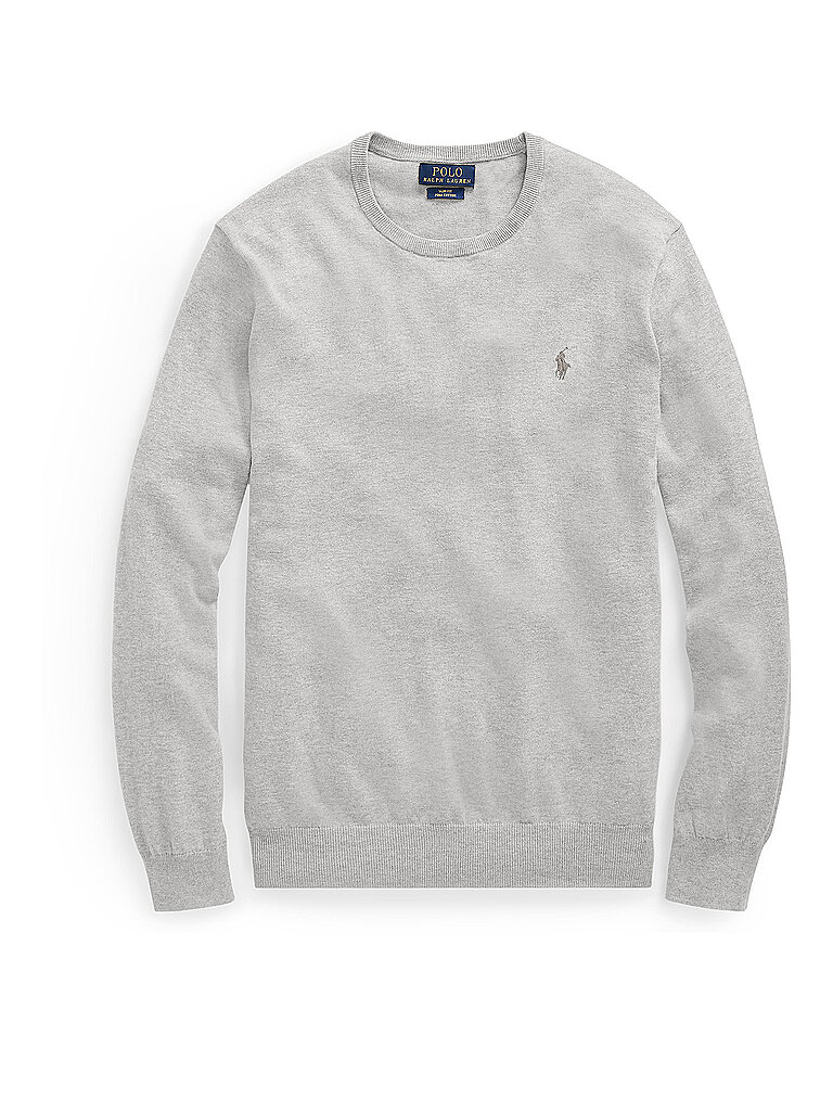 POLO RALPH LAUREN Pullover Slim Fit  grau | L von Polo Ralph Lauren