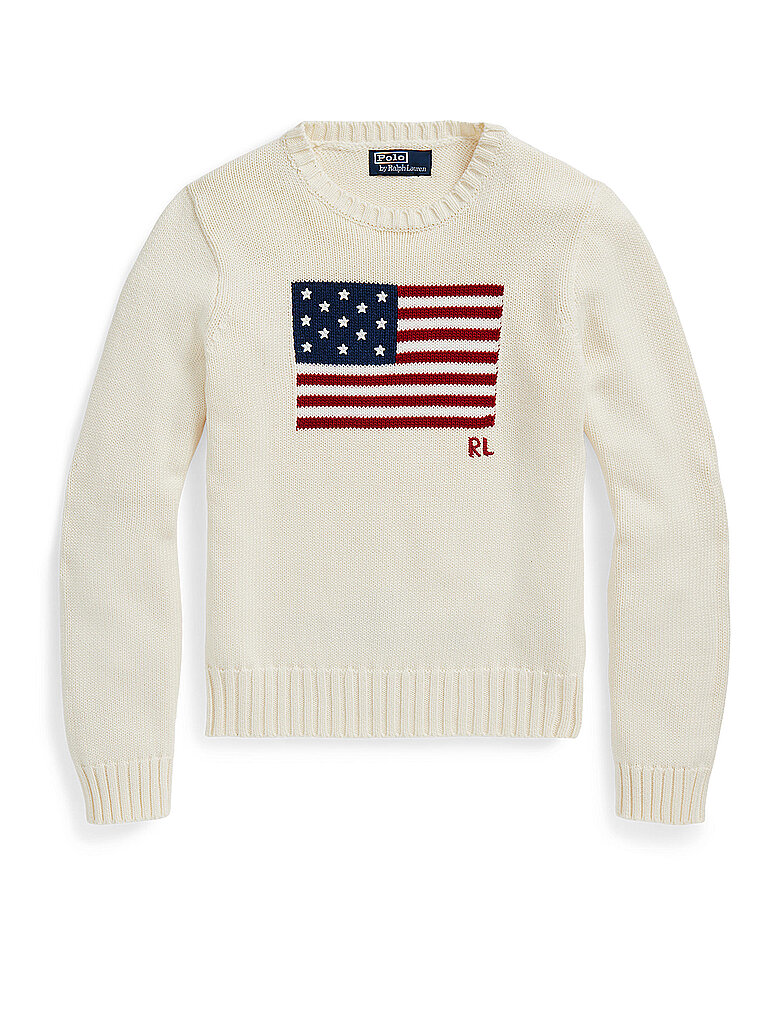 POLO RALPH LAUREN Pullover creme | M von Polo Ralph Lauren