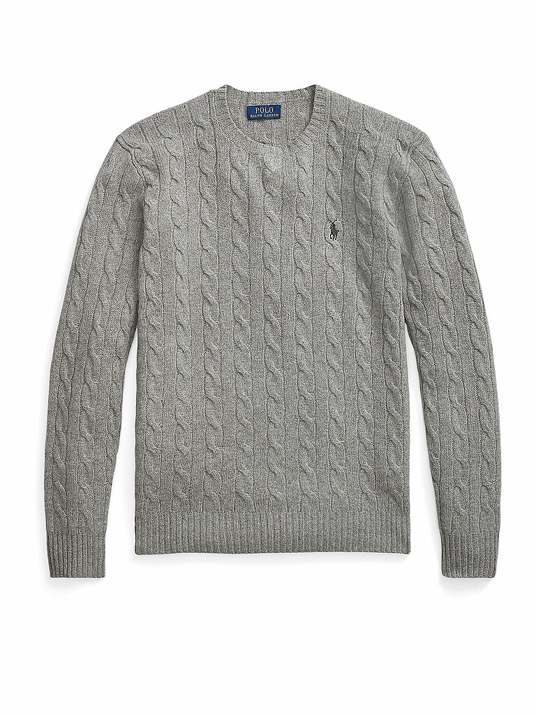 POLO RALPH LAUREN Pullover hellgrau | L von Polo Ralph Lauren