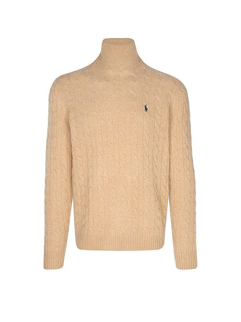 POLO RALPH LAUREN Rollkragenpullover camel | L von Polo Ralph Lauren