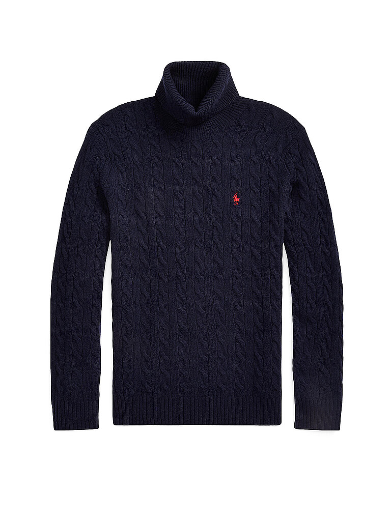 POLO RALPH LAUREN Rollkragenpullover dunkelblau | L von Polo Ralph Lauren