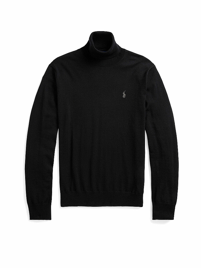 POLO RALPH LAUREN Rollkragenpullover schwarz | L von Polo Ralph Lauren