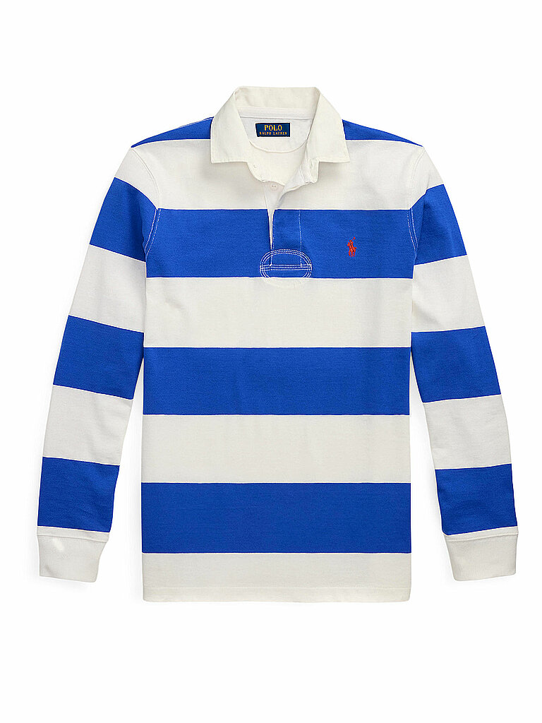 POLO RALPH LAUREN Rugby-Sweater blau | L von Polo Ralph Lauren