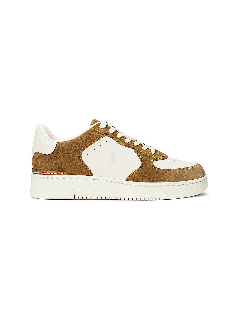 POLO RALPH LAUREN Sneaker MASTER COURT braun | 41 von Polo Ralph Lauren