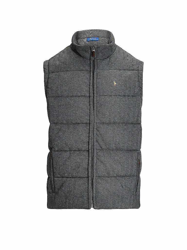 POLO RALPH LAUREN Steppgilet grau | L von Polo Ralph Lauren