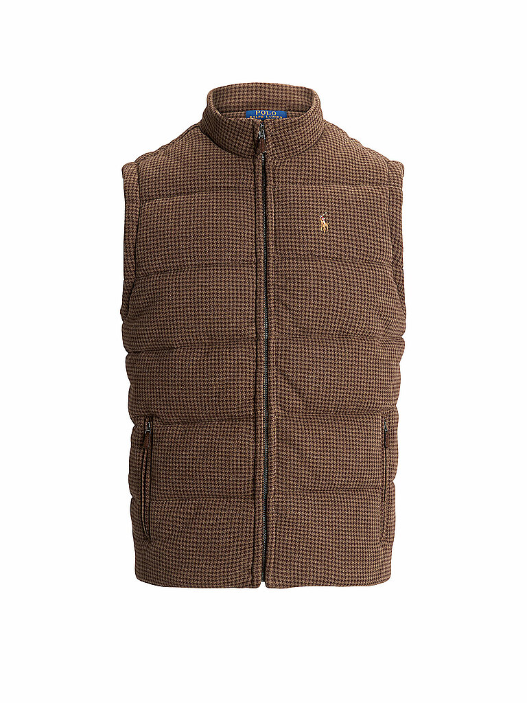 POLO RALPH LAUREN Steppgilet hellbraun | S von Polo Ralph Lauren