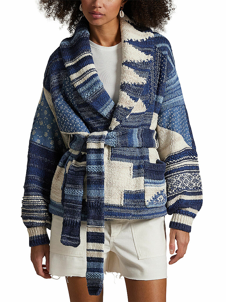 POLO RALPH LAUREN Strickjacke  blau | M von Polo Ralph Lauren