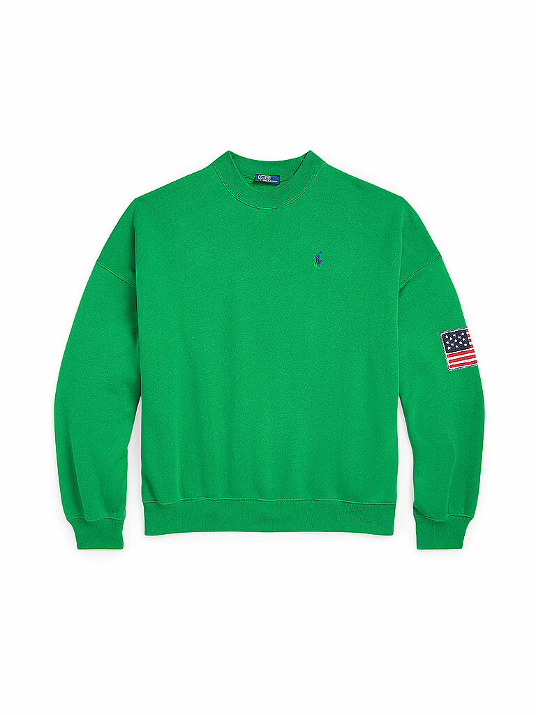 POLO RALPH LAUREN Sweater grün | L von Polo Ralph Lauren