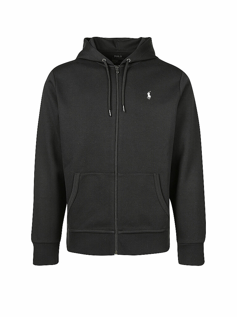 POLO RALPH LAUREN Sweatjacke schwarz | L von Polo Ralph Lauren