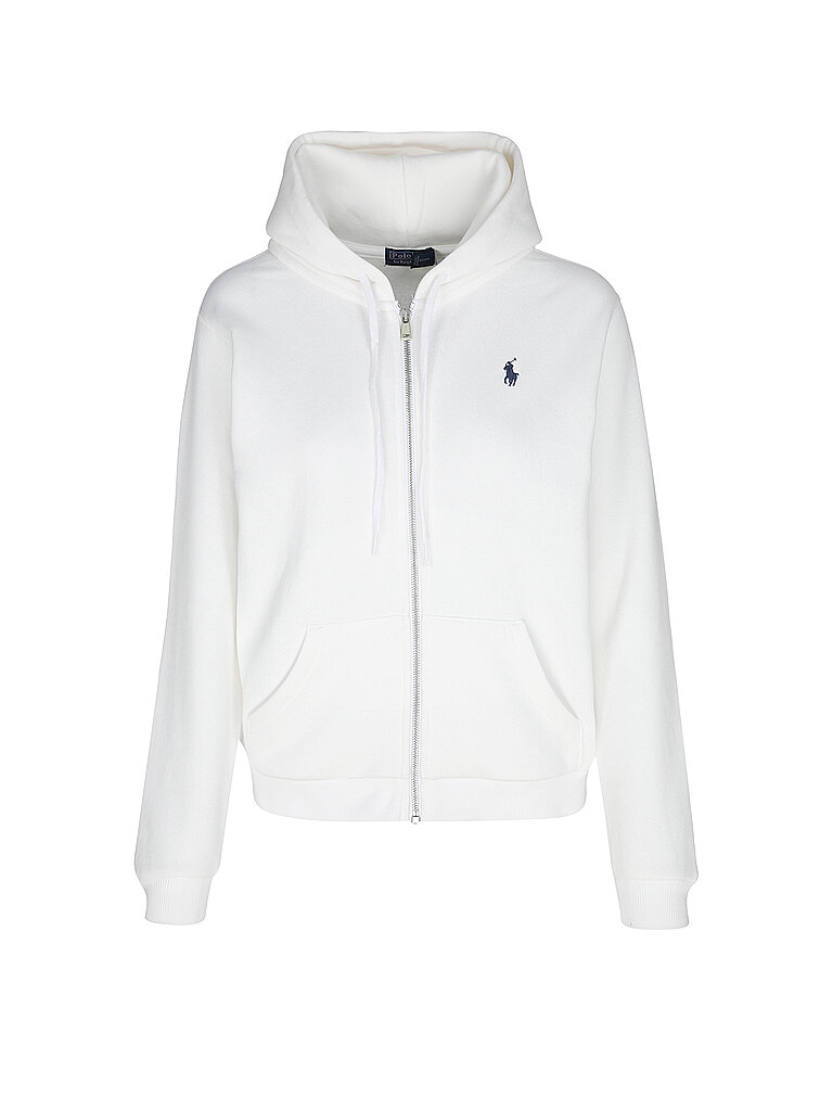 POLO RALPH LAUREN Sweatjacke  weiss | S von Polo Ralph Lauren