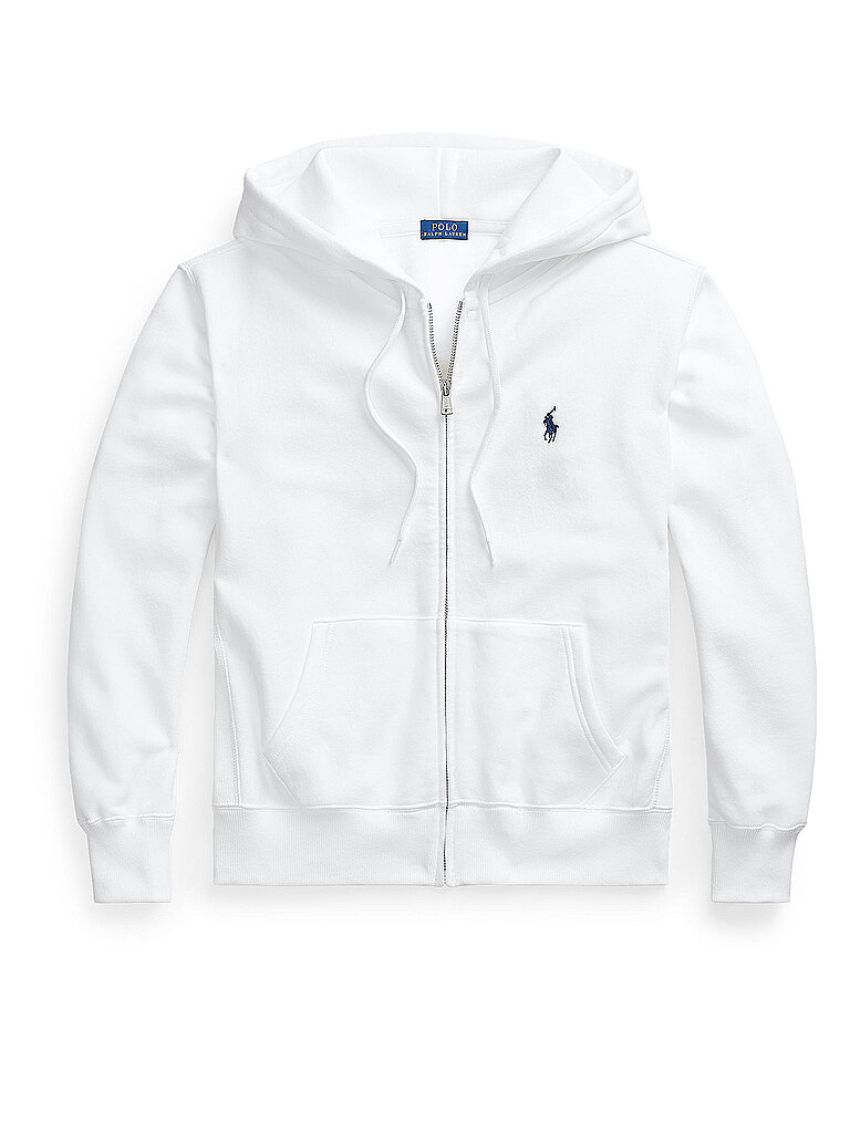 POLO RALPH LAUREN Sweatjacke weiss | XL von Polo Ralph Lauren