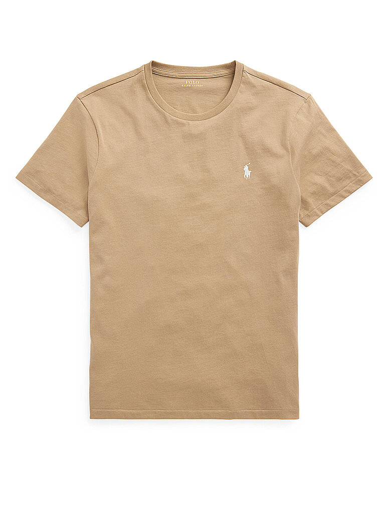 POLO RALPH LAUREN T Shirt Custom Slim Fit beige | L von Polo Ralph Lauren