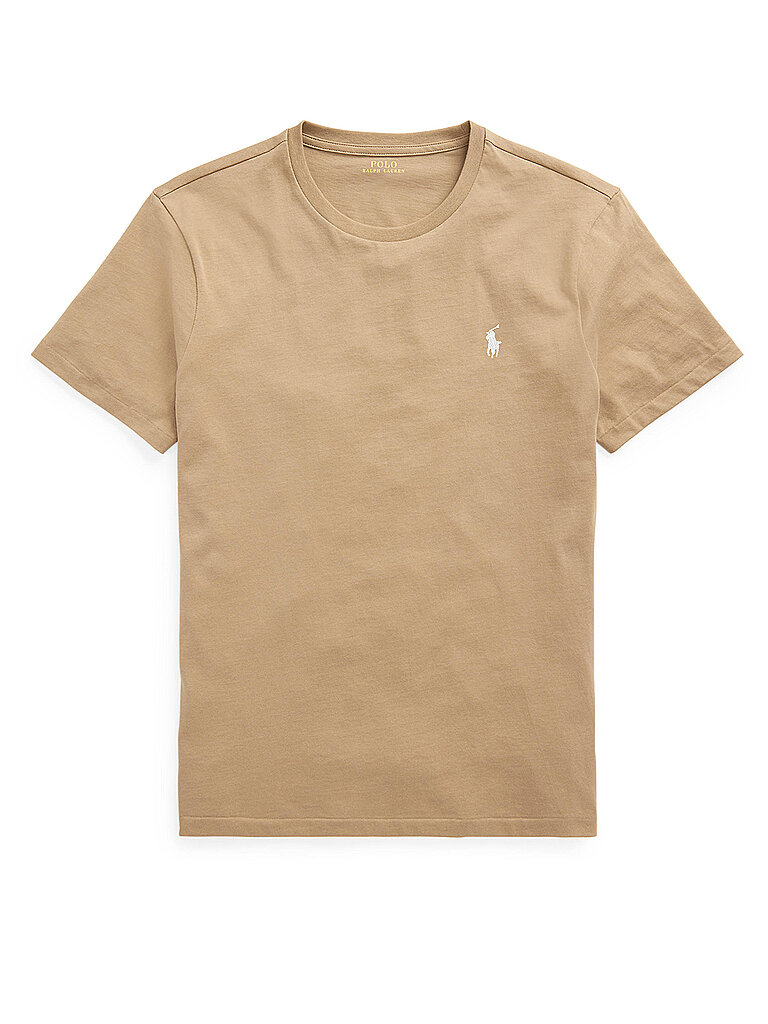 POLO RALPH LAUREN T Shirt Custom Slim Fit beige | M von Polo Ralph Lauren