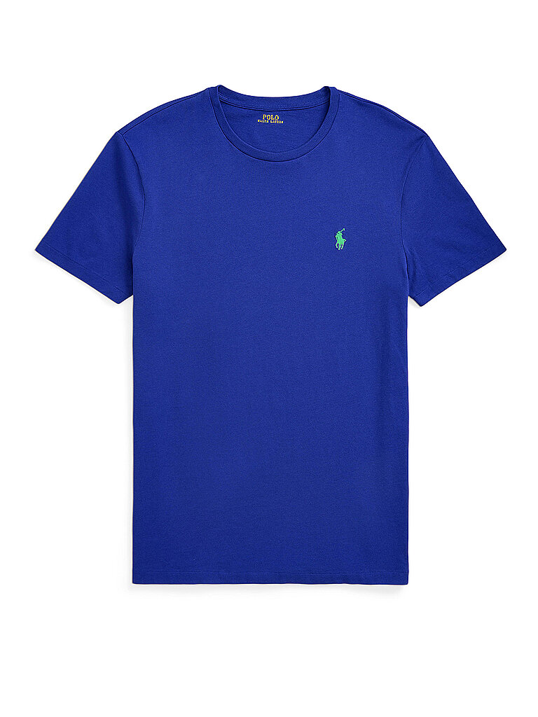 POLO RALPH LAUREN T Shirt Custom Slim Fit blau | L von Polo Ralph Lauren