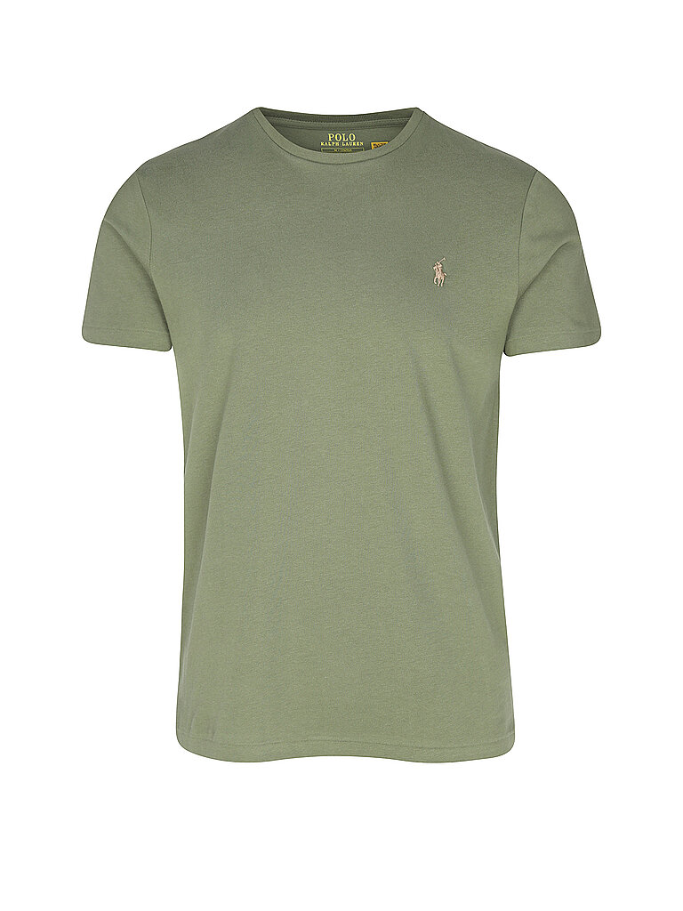 POLO RALPH LAUREN T Shirt Custom Slim Fit olive | L von Polo Ralph Lauren