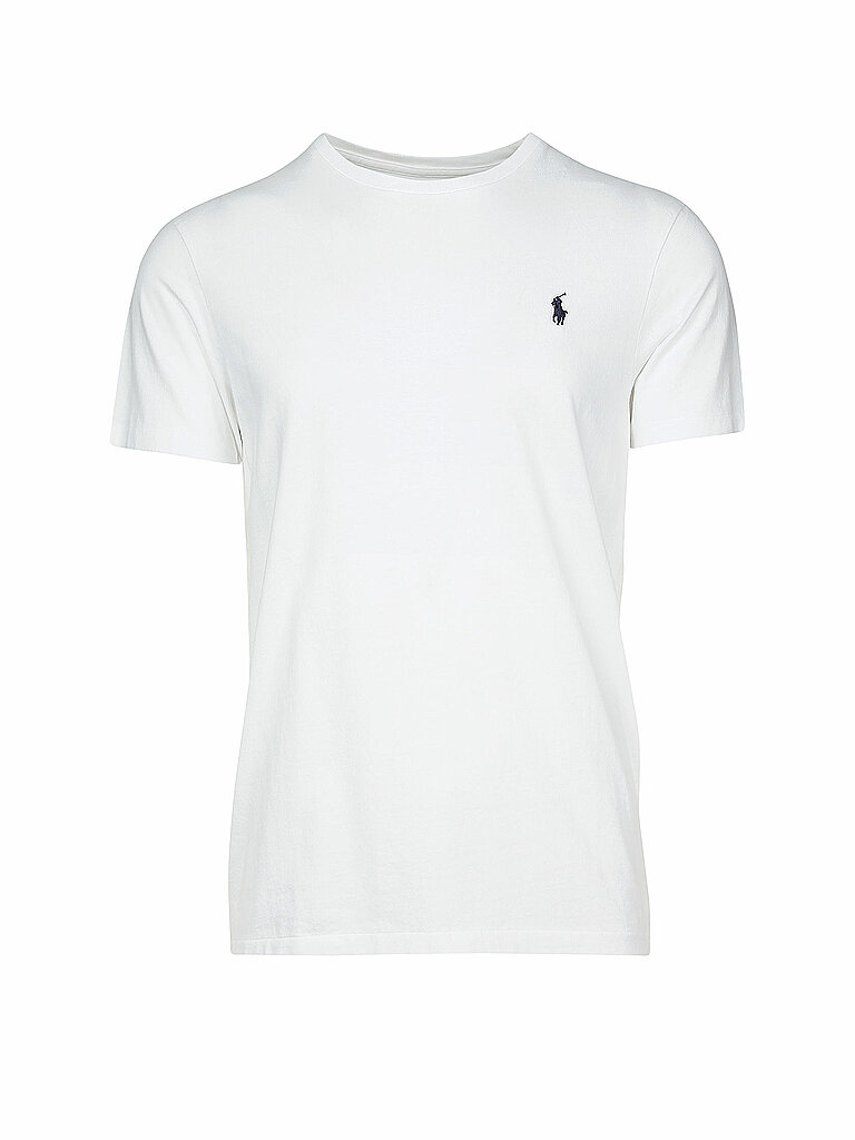 POLO RALPH LAUREN T-Shirt Custom-Slim-Fit weiss | XXL von Polo Ralph Lauren