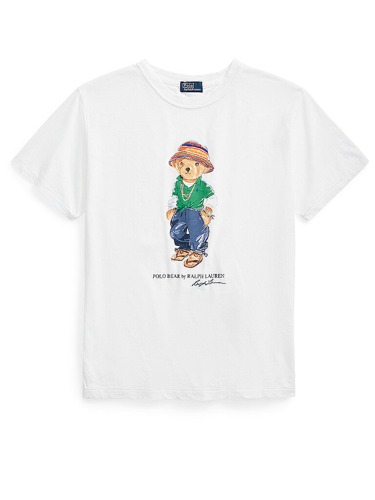 POLO RALPH LAUREN T-Shirt weiss | L von Polo Ralph Lauren