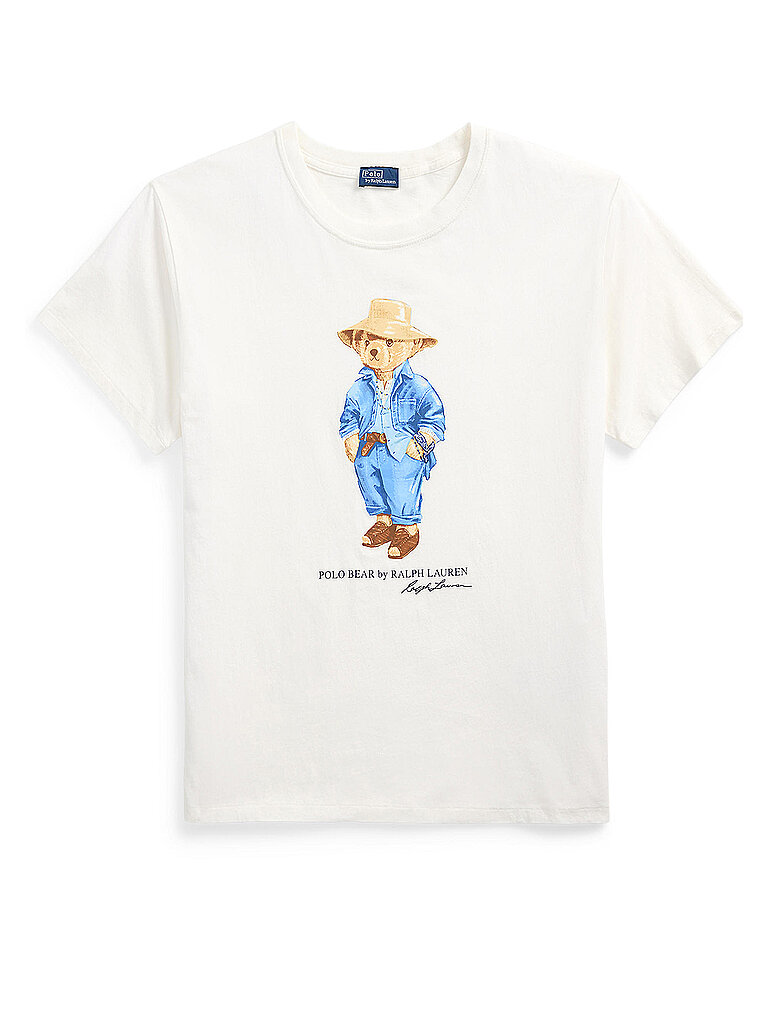 POLO RALPH LAUREN T-Shirt weiss | L von Polo Ralph Lauren