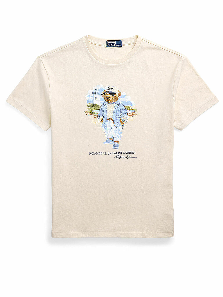 POLO RALPH LAUREN T-Shirt weiss | L von Polo Ralph Lauren