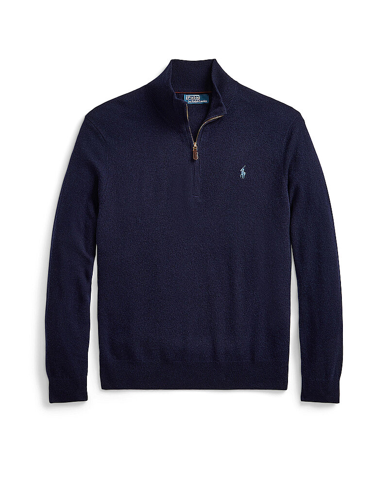 POLO RALPH LAUREN Troyer Pullover Regular Fit dunkelblau | XXL von Polo Ralph Lauren