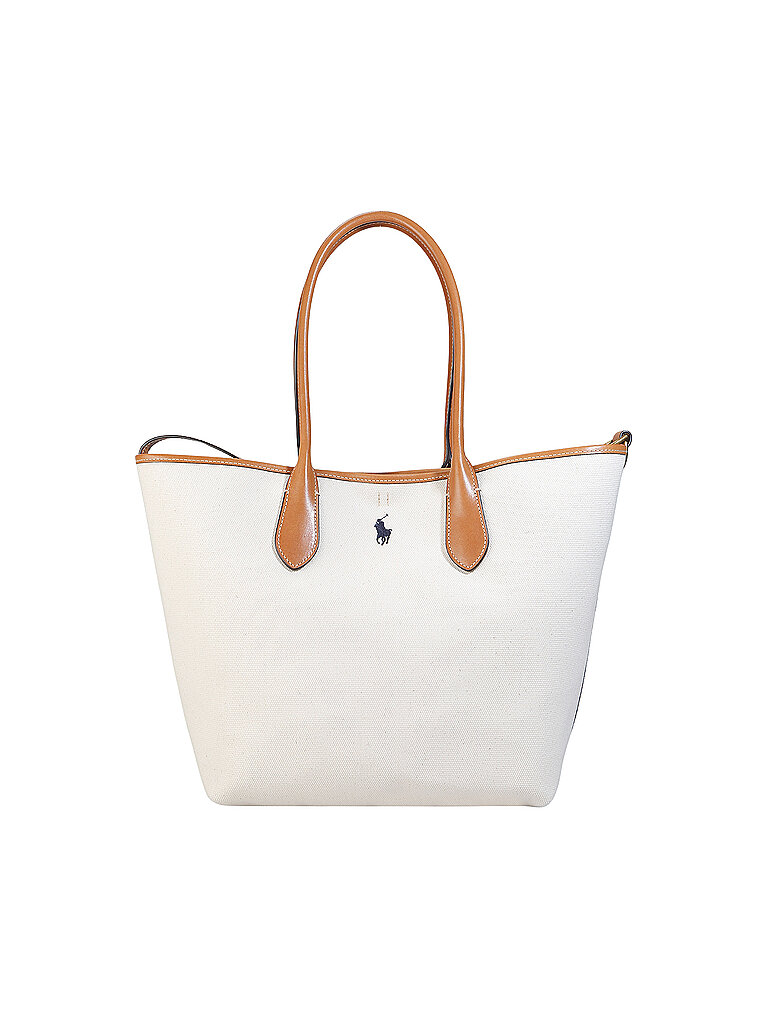 POLO RALPH LAUREN Wendetasche - Shopper Medium beige von Polo Ralph Lauren