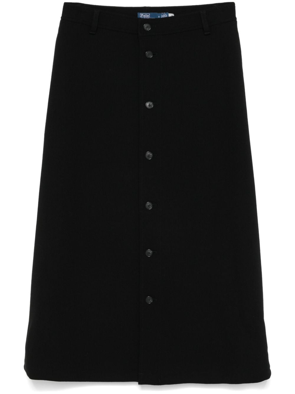 Polo Ralph Lauren A-line midi skirt - Black von Polo Ralph Lauren