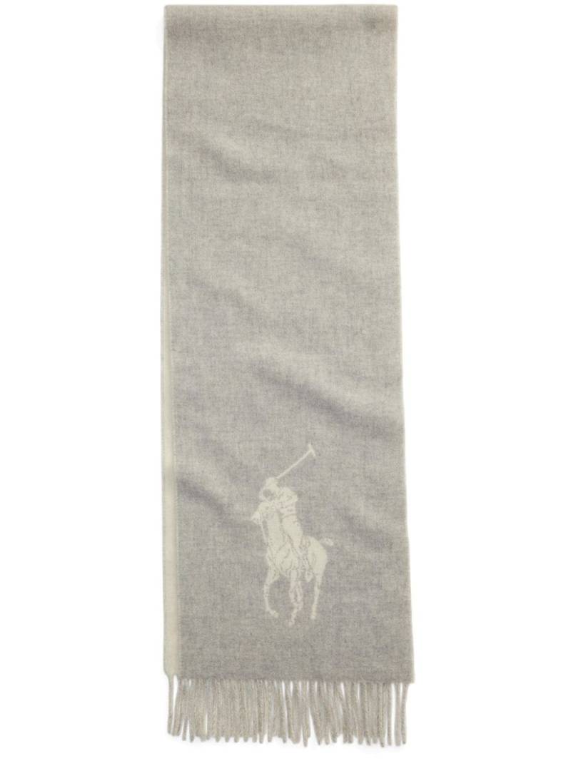 Polo Ralph Lauren Big Pony scarf - Grey von Polo Ralph Lauren